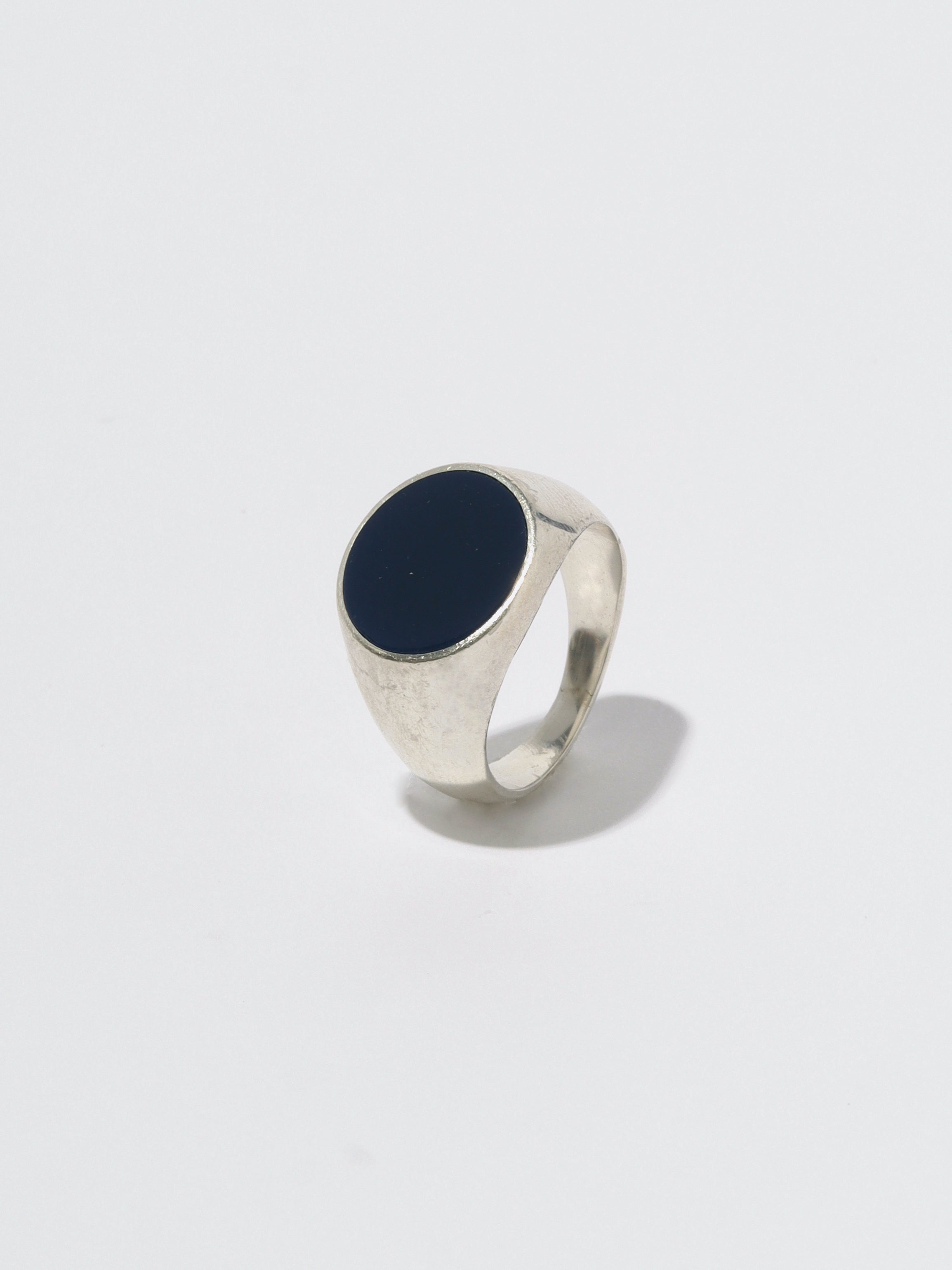 XL ENAMEL SIGNET RING