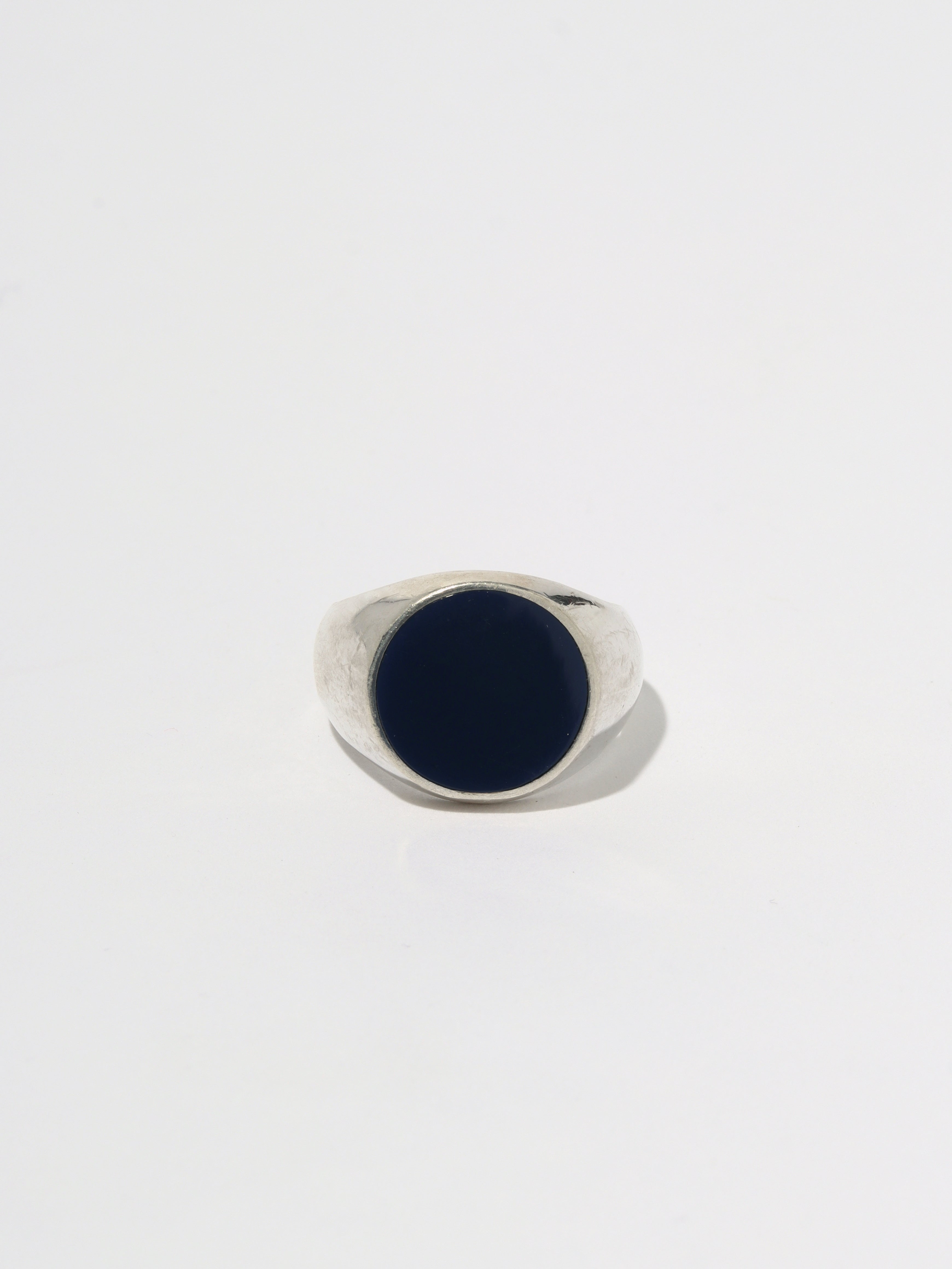 XL ENAMEL SIGNET RING