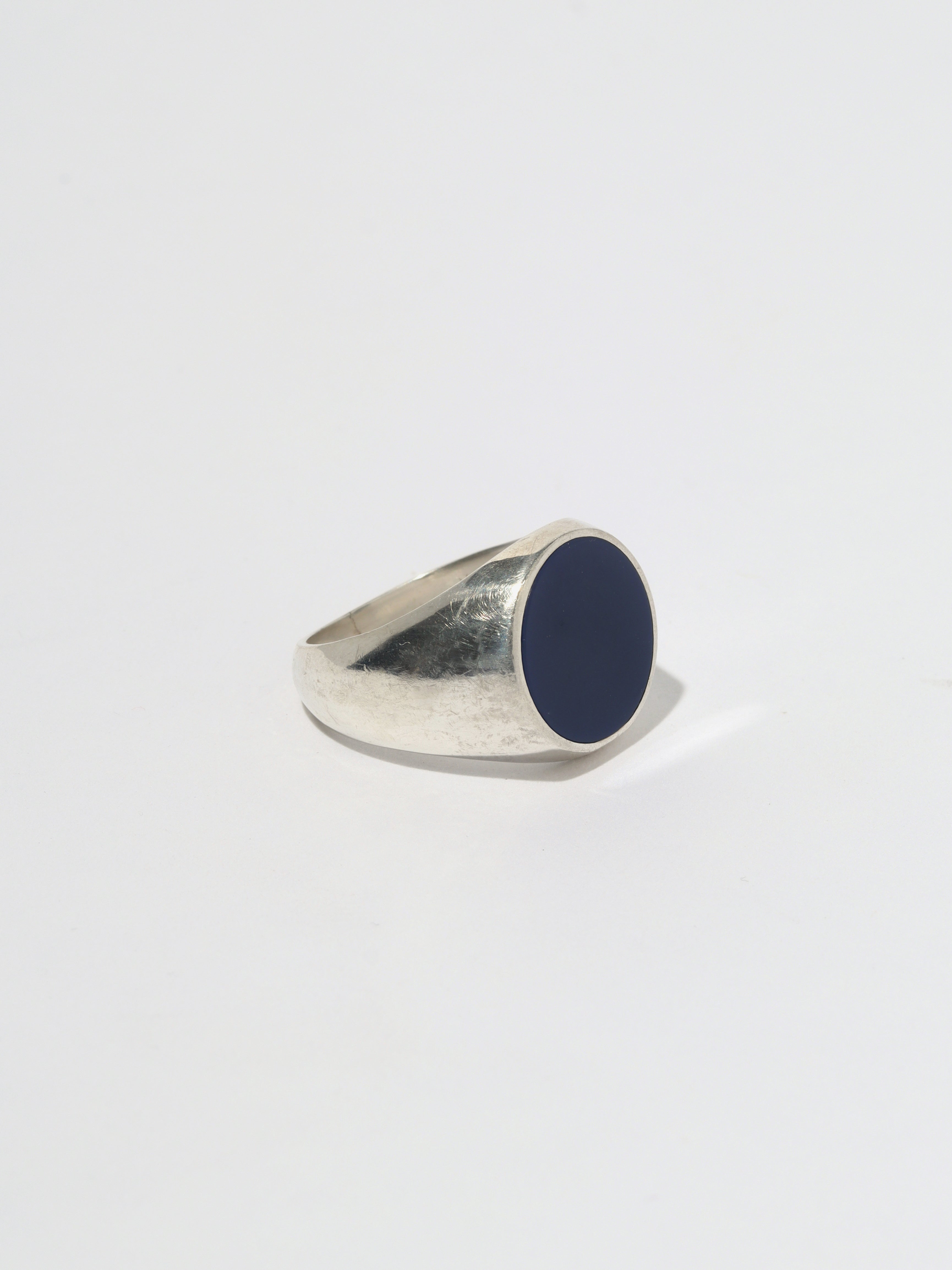 XL ENAMEL SIGNET RING