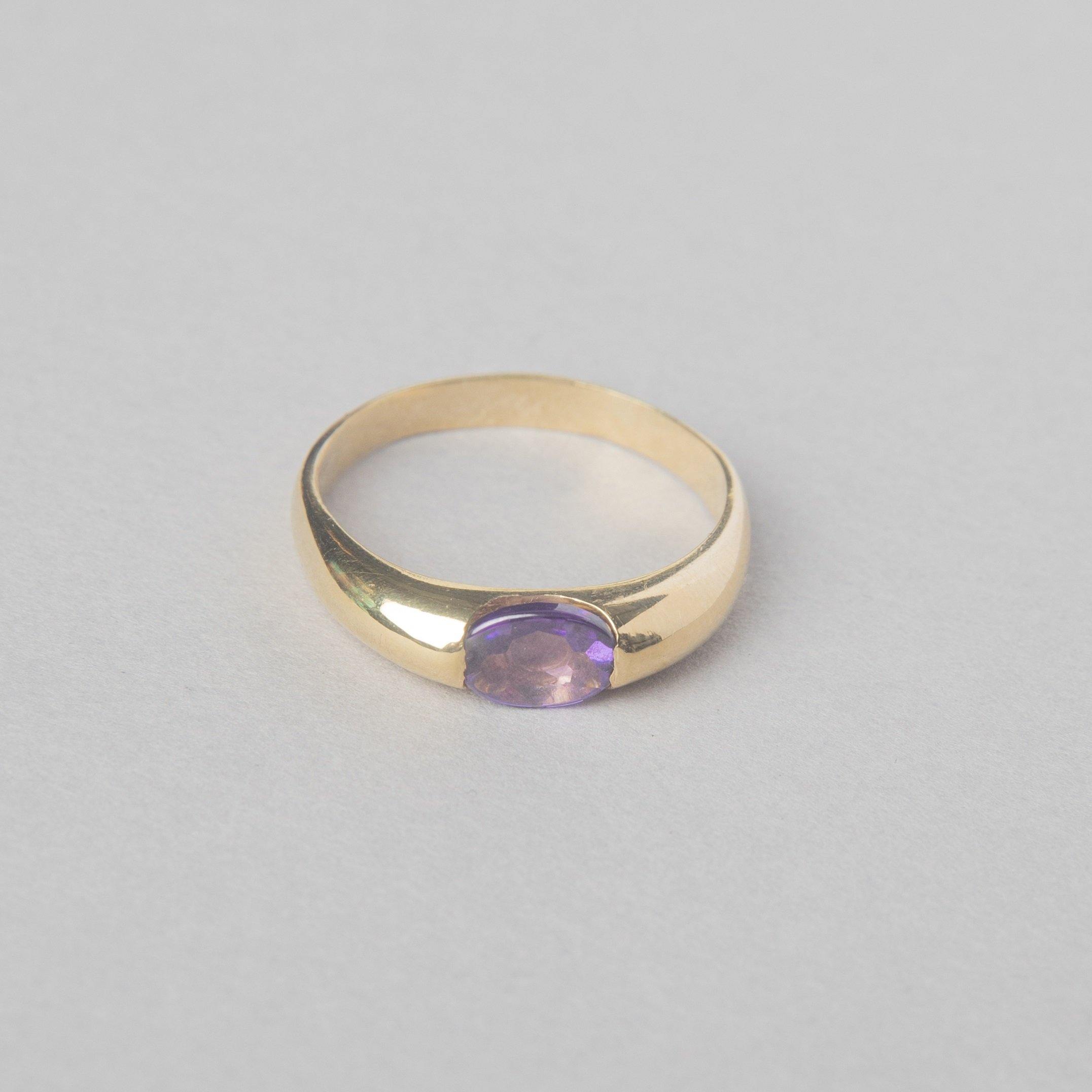AMYTHIST BRIGITTE RING - bobbie carr