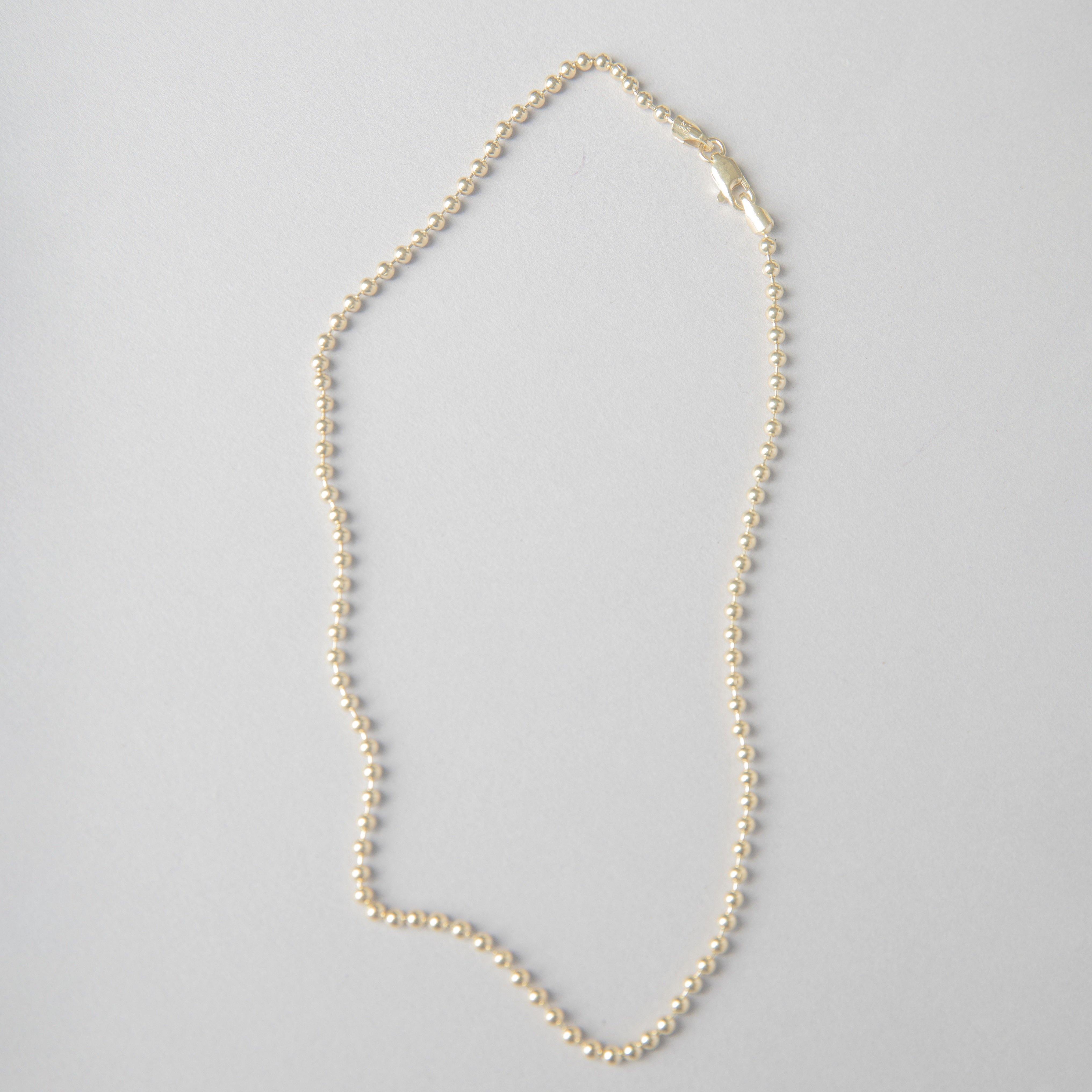 BALL CHAIN VERMEIL CHAIN - bobbie carr