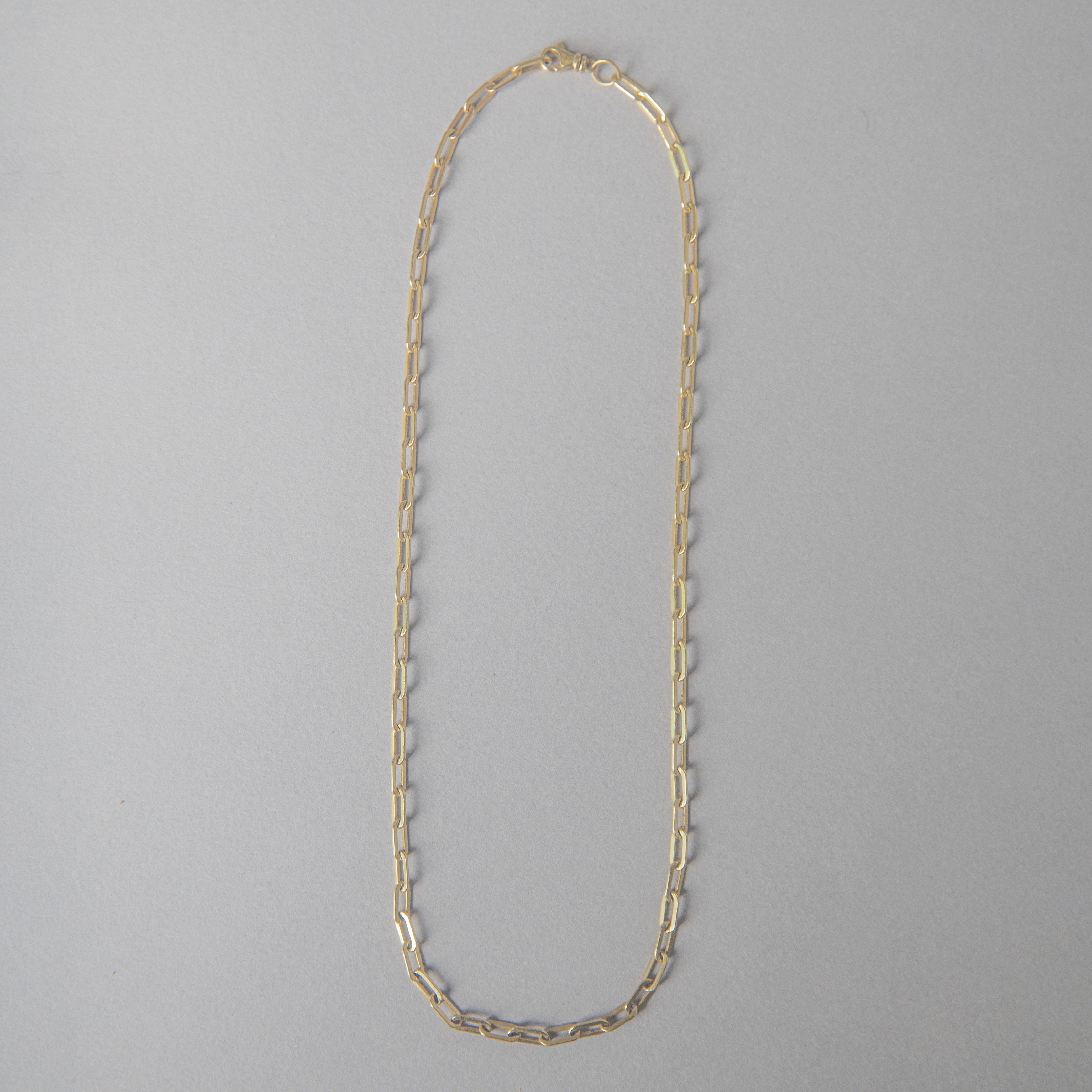 DEMI FLAT LINK PAPER CLIP NECKLACE - bobbie carr