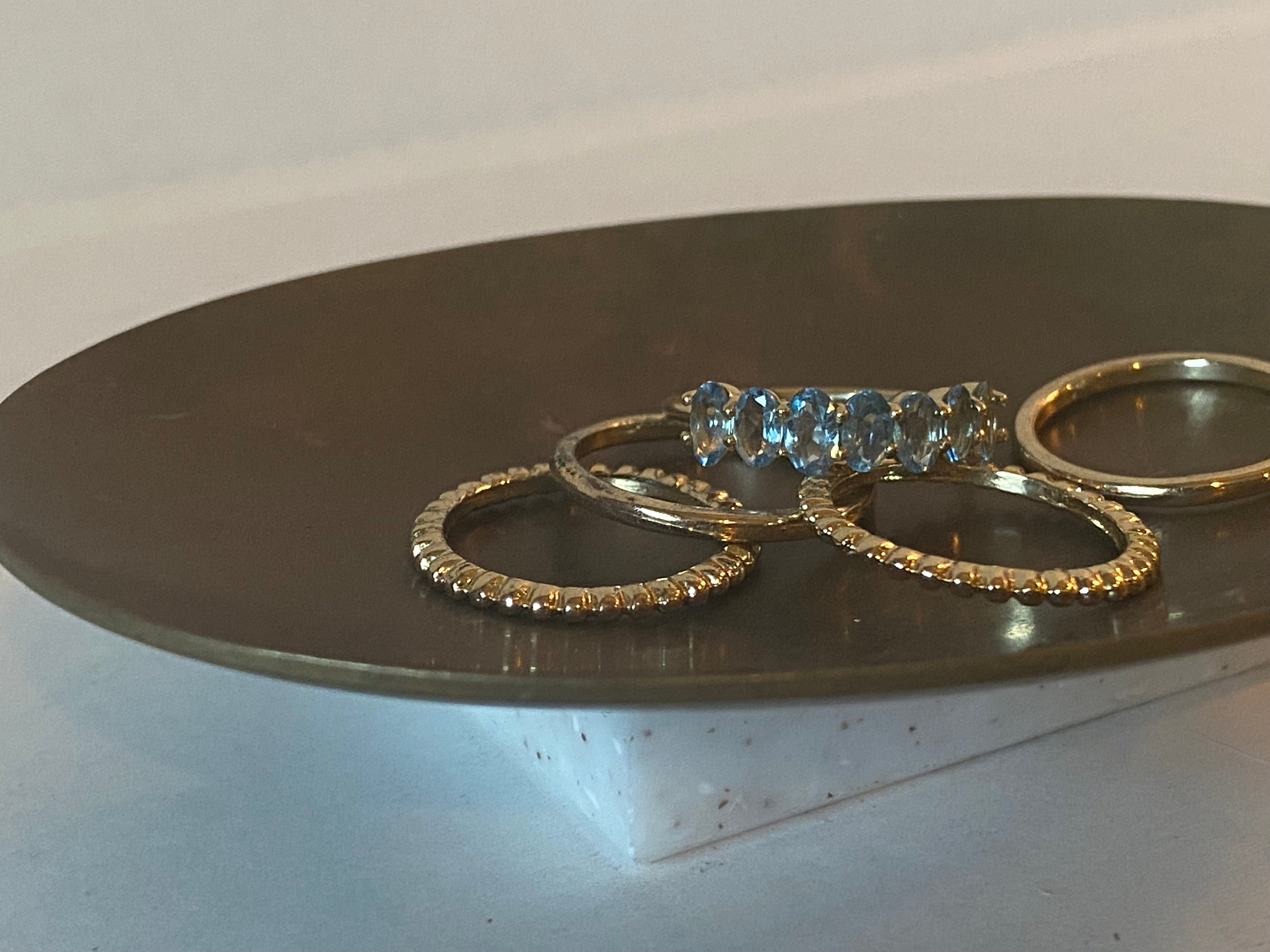 AQUAMARINE ETERNITY BAND