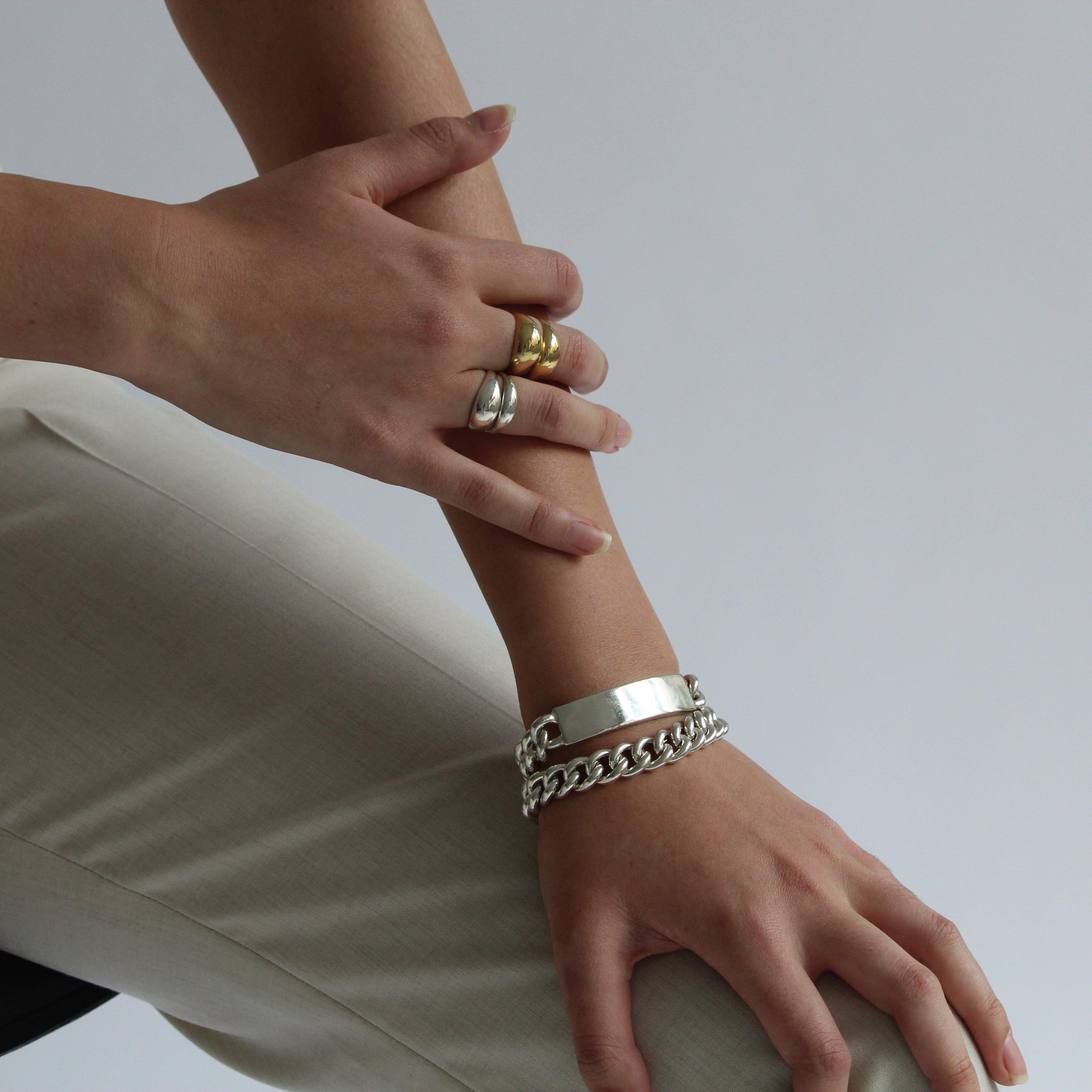 MOTHER OF ALL DOME RINGS STERLING