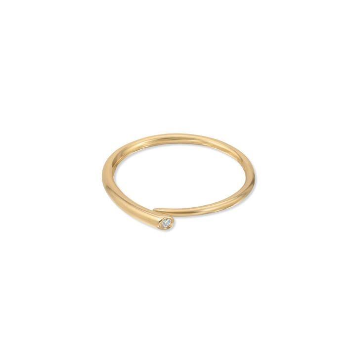 SPLIT HORN RING WITH DIAMOND - bobbie carr