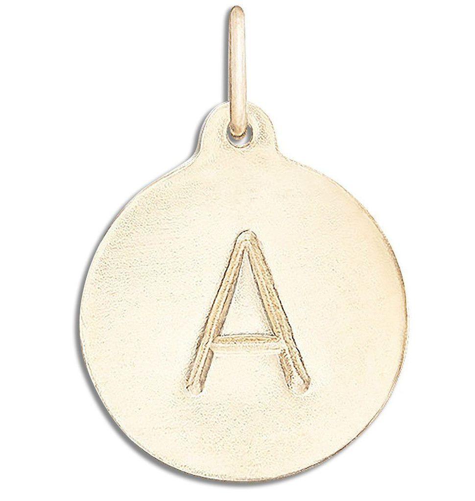 ALPHABET CHARM WITH PERSONALIZED ENGRAVING - bobbie carr